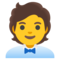 Office Worker emoji on Google